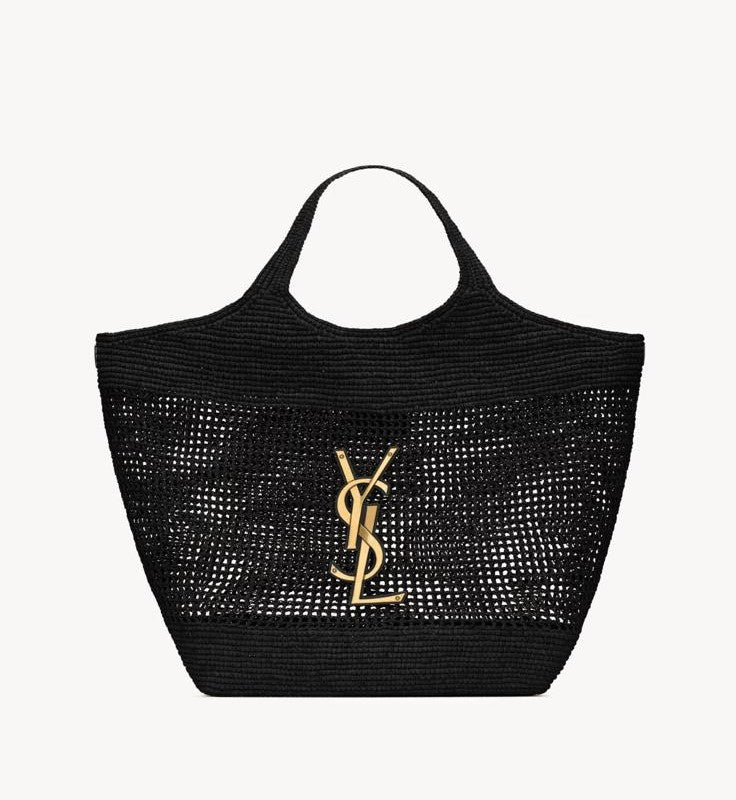 Woven Raffia Tote Bag