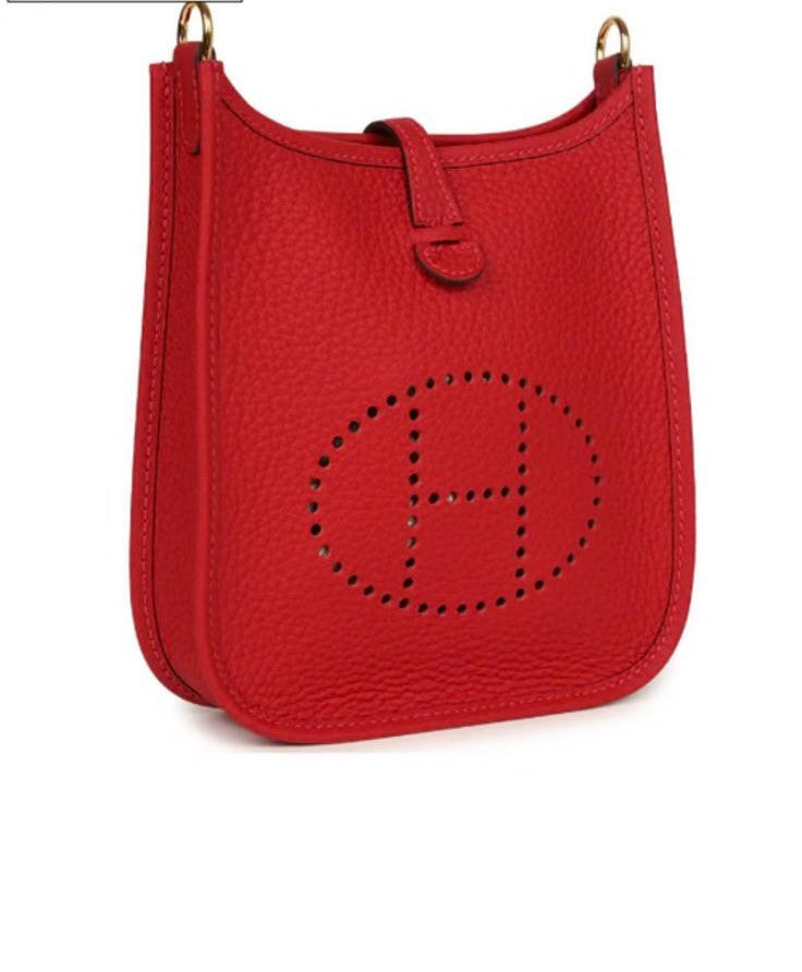 Classic Leather Crossbody Bag