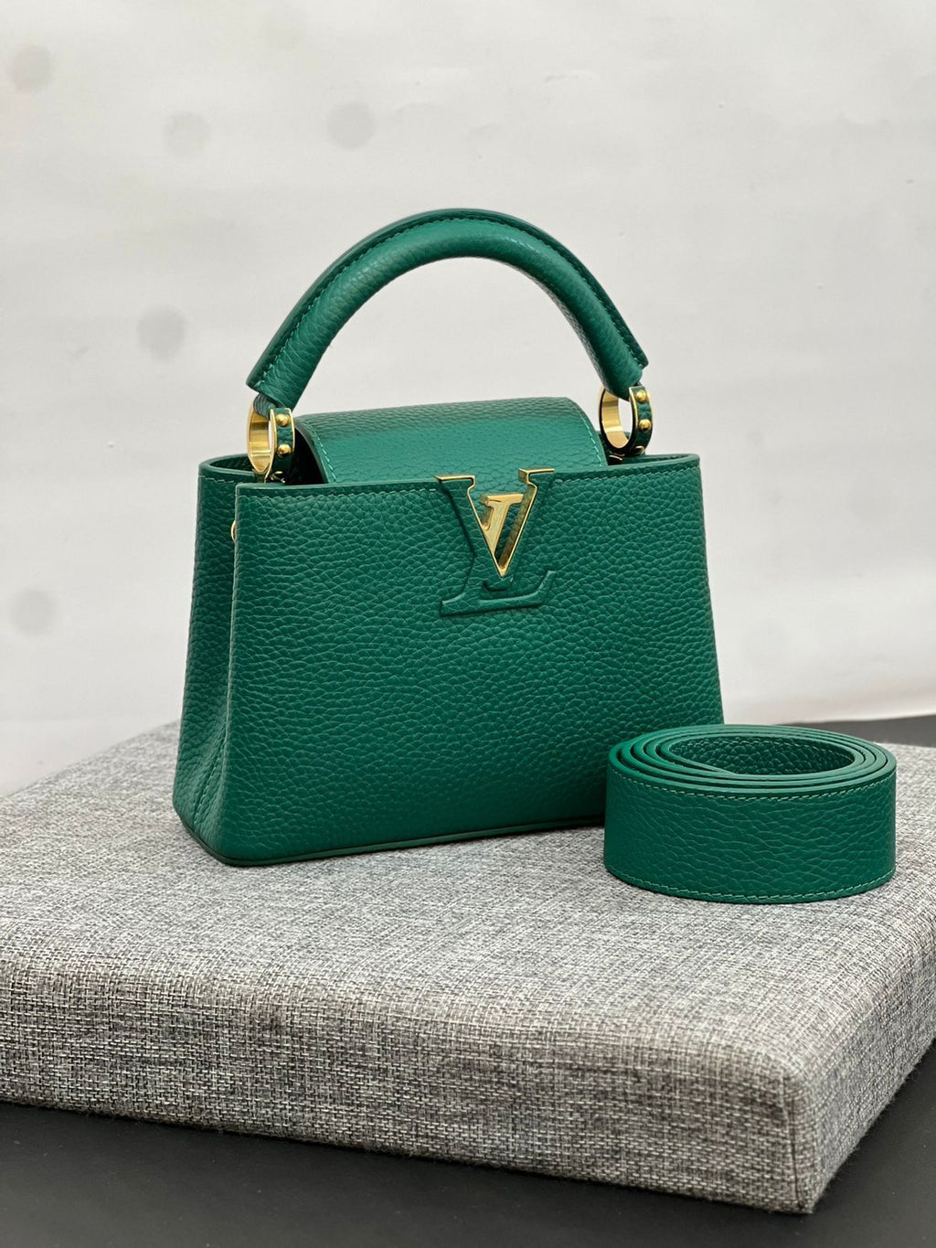 Azure Luxe Bag