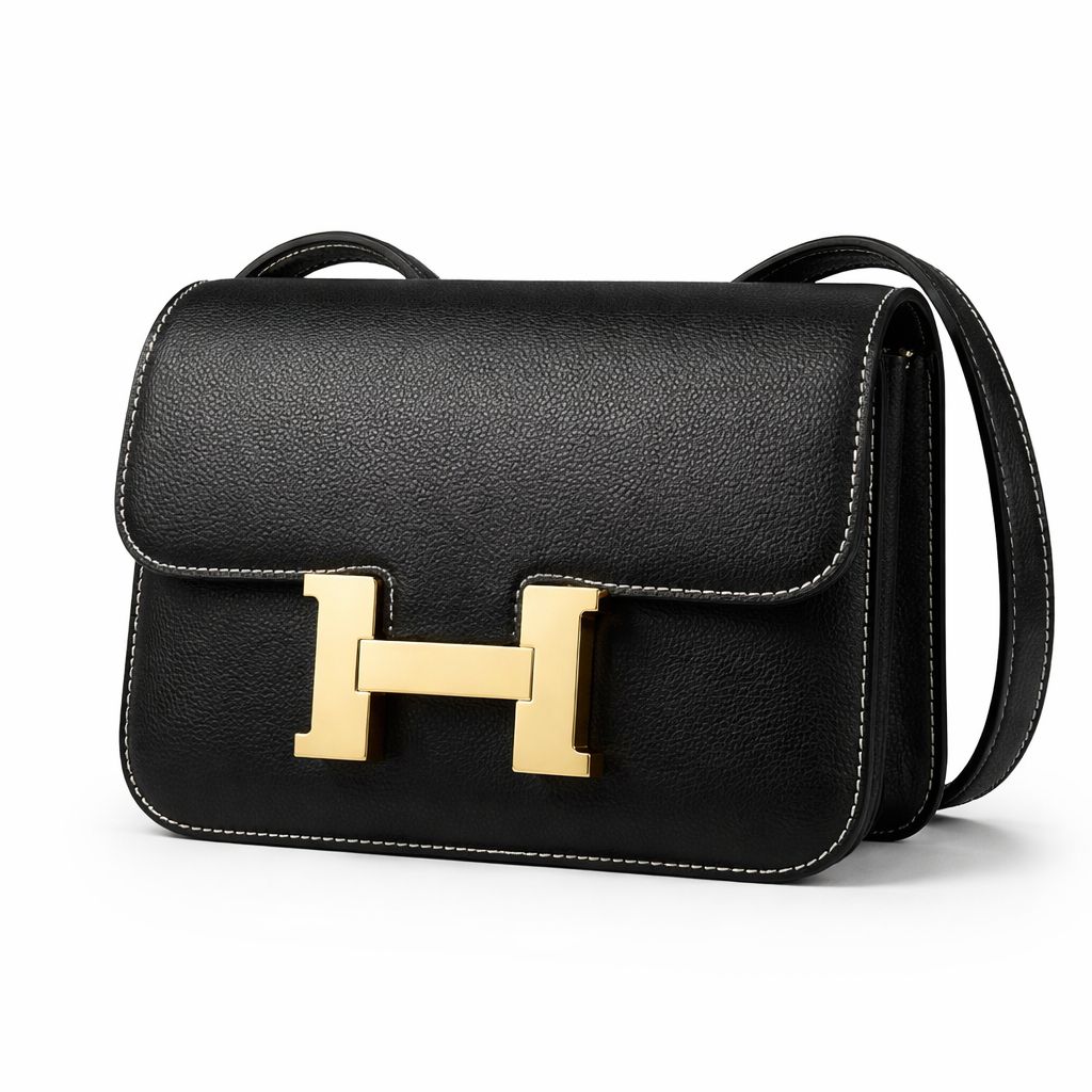 Noir Luxe Mini Shoulder Bag