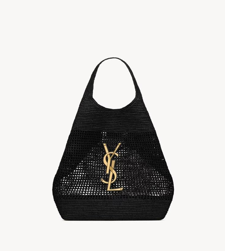 Woven Raffia Tote Bag
