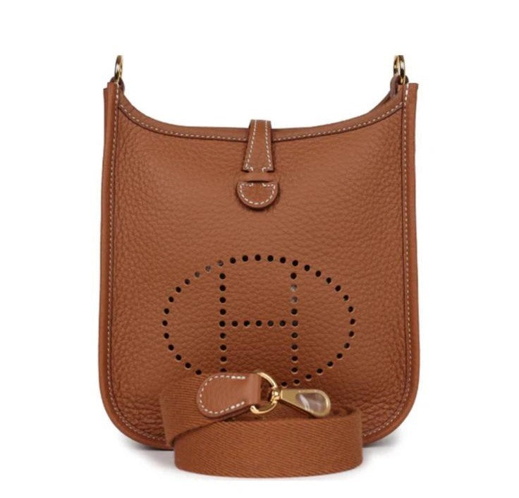 Classic Leather Crossbody Bag